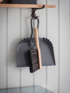 Classic Workshop Dustpan - Powder Coated Steel, Charcoal