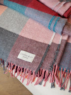 Bea Merino Alpaca & Lambswool Throw - Coloured Check