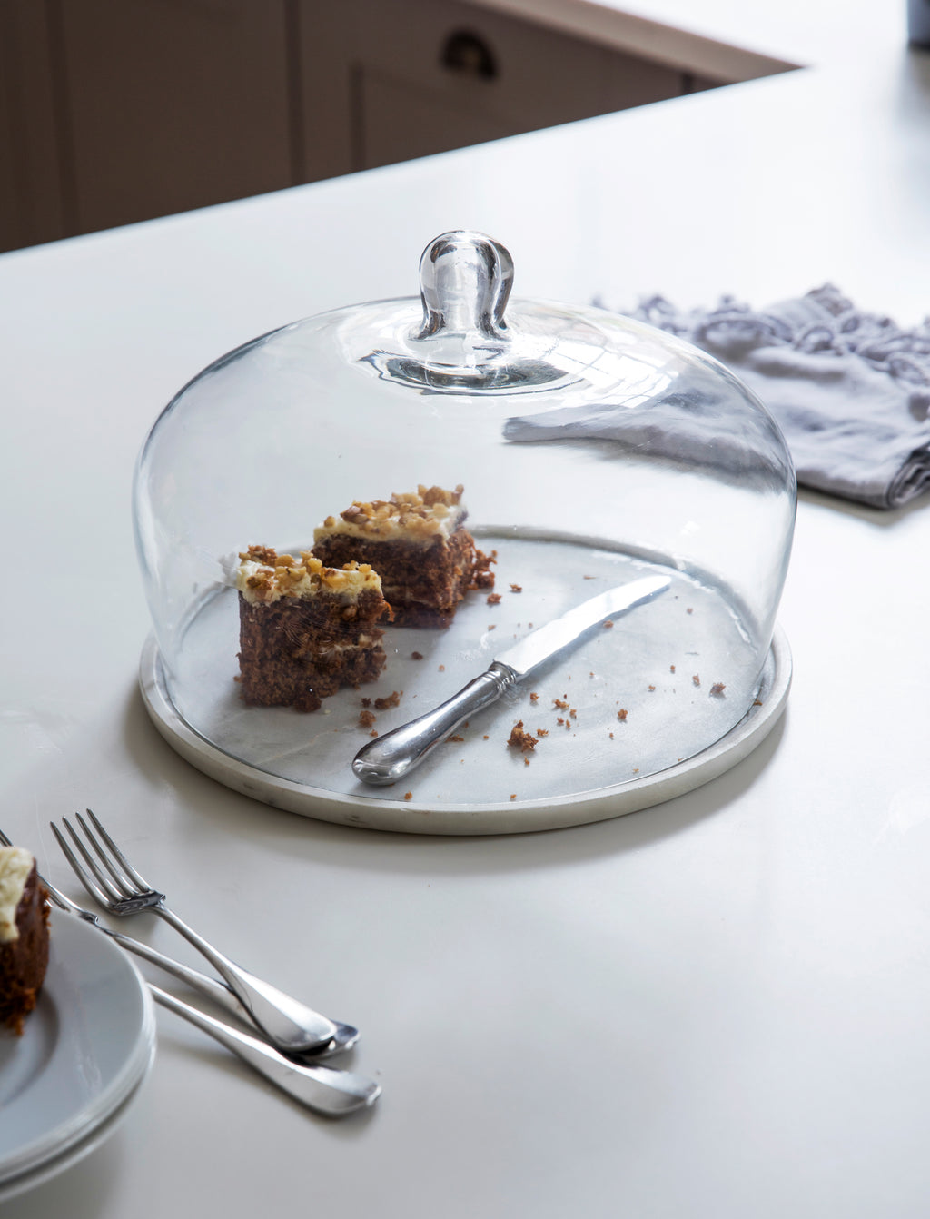 Brompton Marble Cake Dome