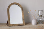 Cayce Cast Vanity Mirror - Antique Brass