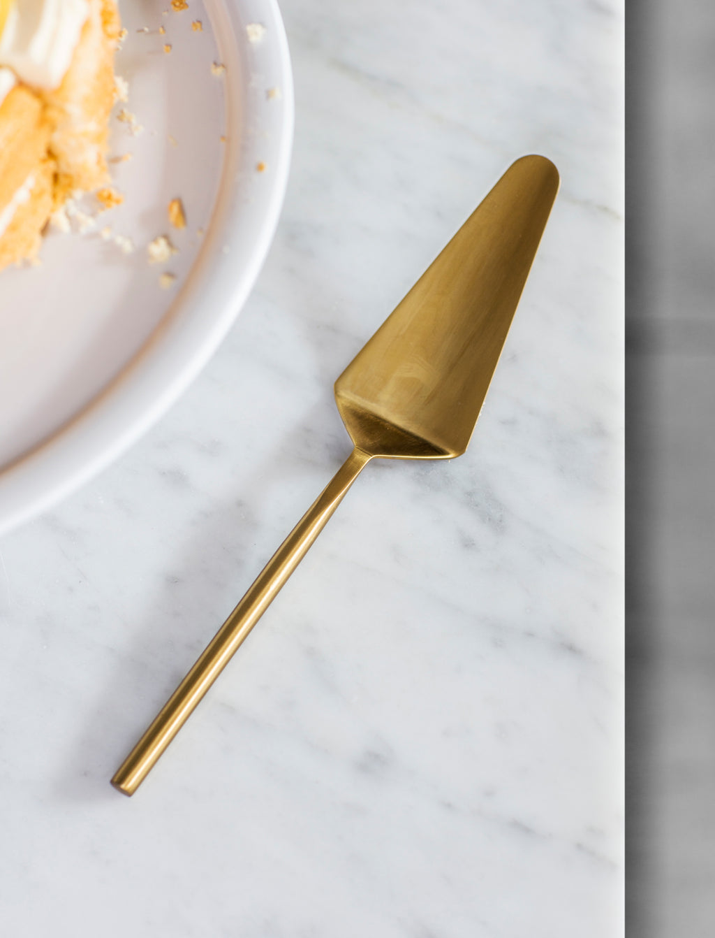 Brompton Cake Slice Antique Brass
