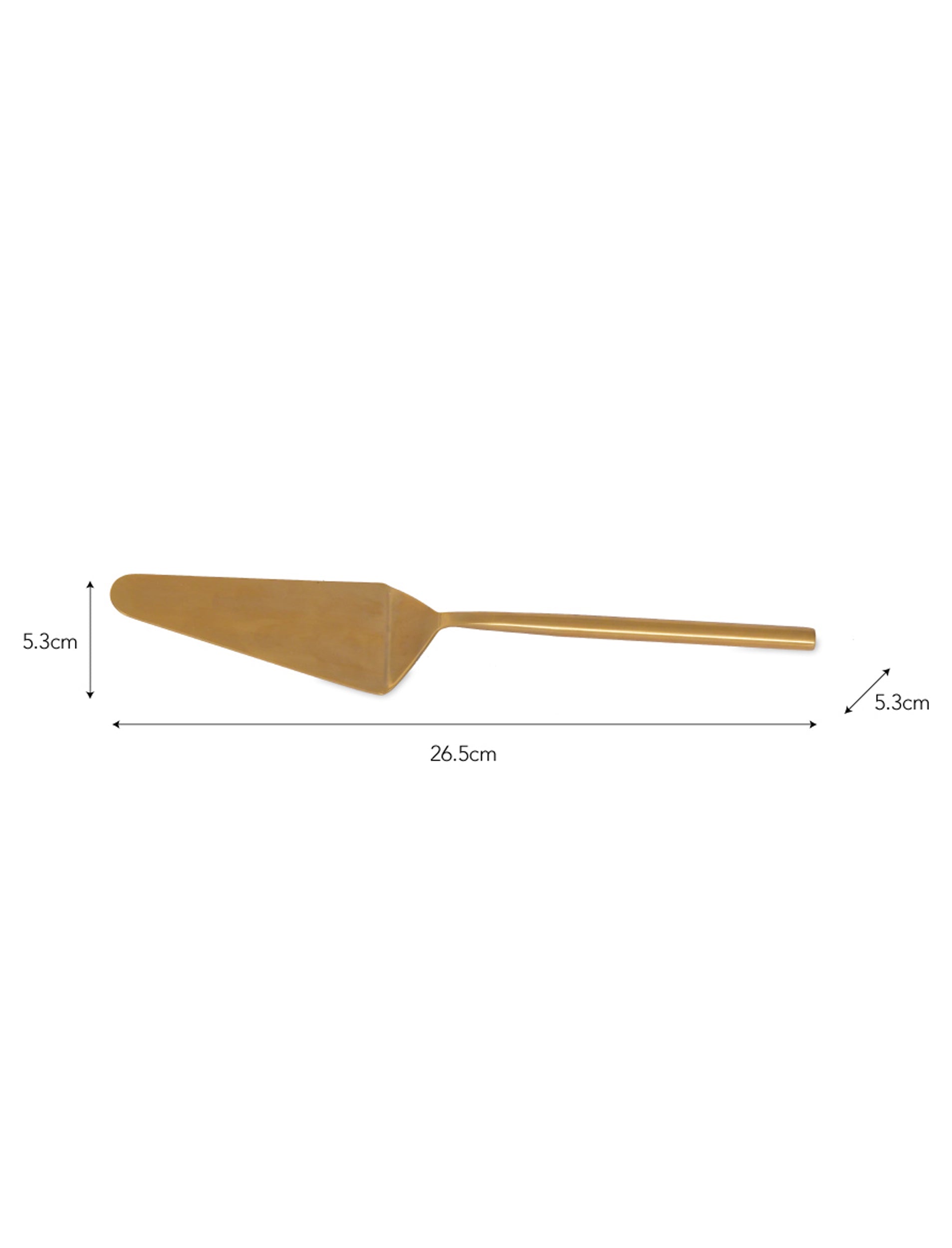 Brompton Cake Slice Antique Brass