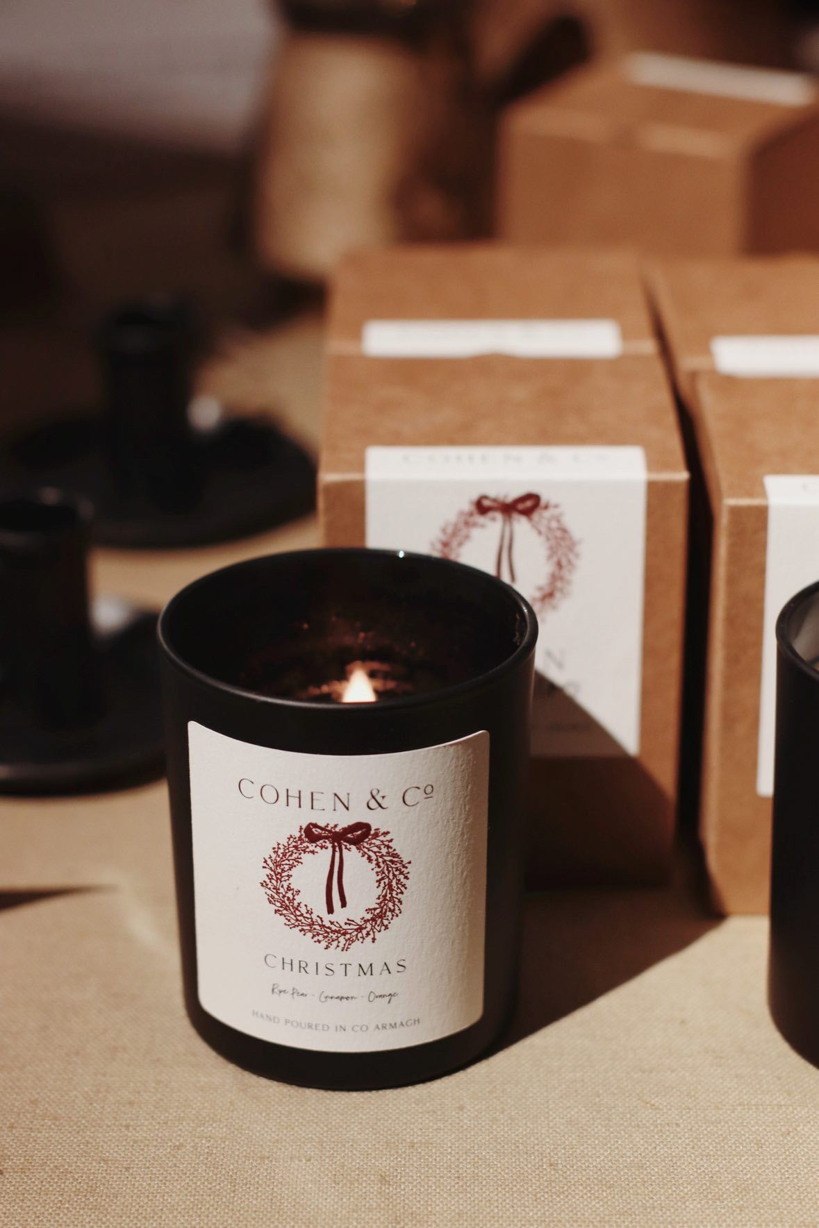 Cohen & Co Christmas Candle