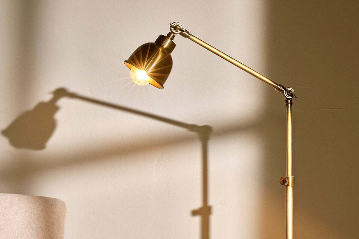 Chapda Brass Floor Lamp