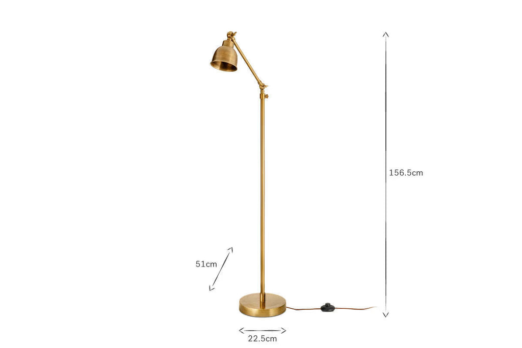 Chapda Brass Floor Lamp