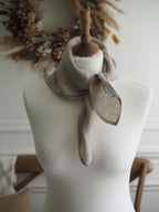 Clara Linen Neck Scarf Natural