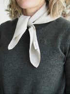 Clara Linen Neck Scarf Natural
