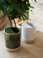 Cohen & Co. Ceramic Travel Mug - Green