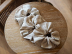 Ellen Linen Scrunchie - Natural