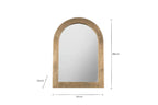 Cayce Cast Vanity Mirror - Antique Brass
