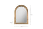 Cayce Cast Aluminum Vanity Mirror - Antique Brass