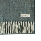 Donegal Merino Lambswool Scarf - Sea Green