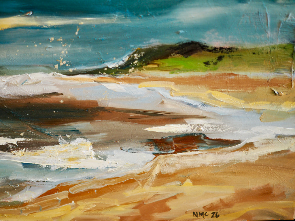 ‘Letting the Noise Pass’, Portrush - Oil on Canvas, Niamh McConaghy
