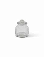 Coombe Ribbed Storage Jar - Glass, Small