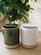 Cohen & Co. Ceramic Travel Mug - Green