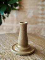 Cohen & Co. Ceramic Candle Holder - Tan, large