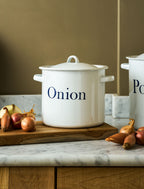Enamel Onion Store - White
