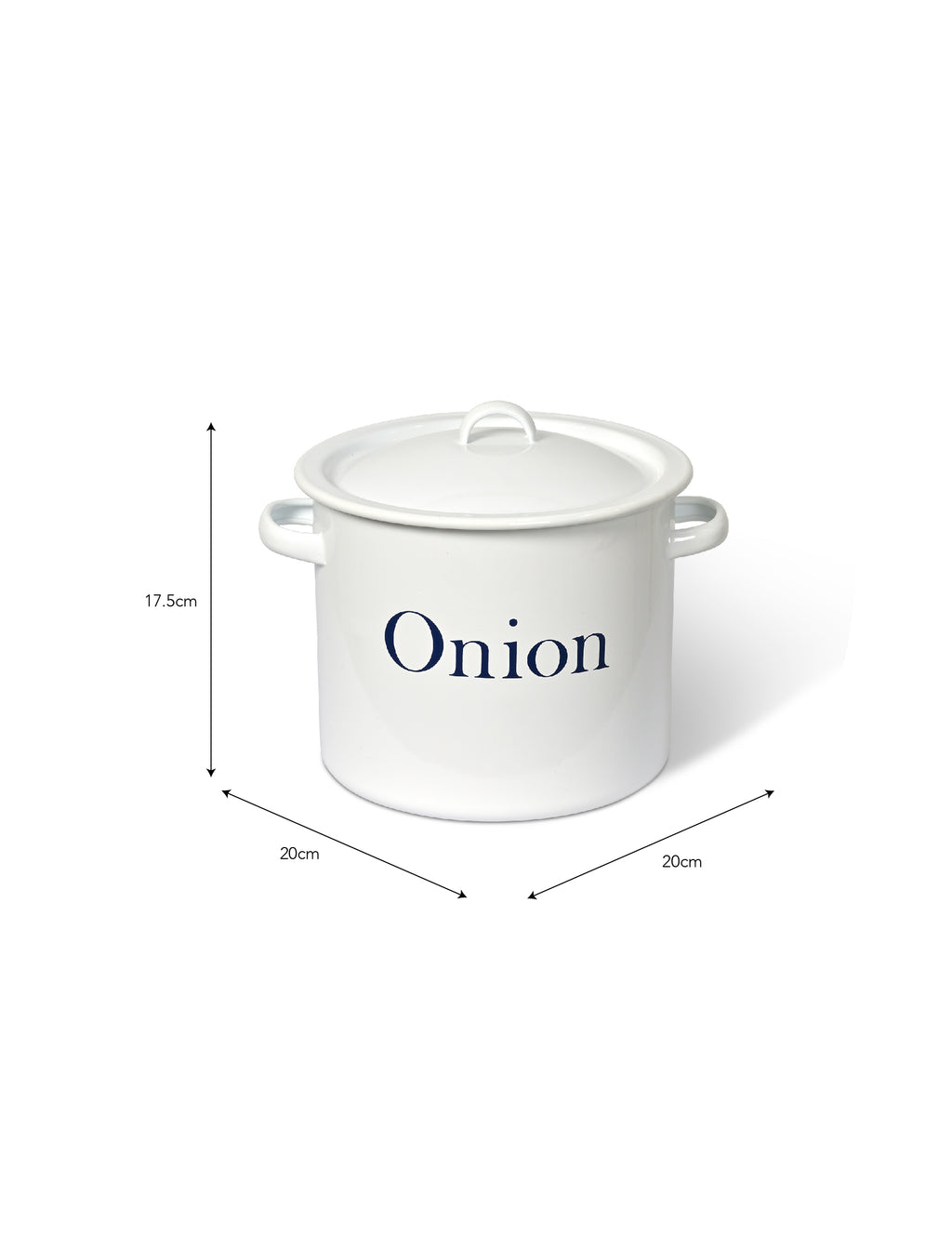 Enamel Onion Store - White
