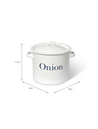 Enamel Onion Store - White