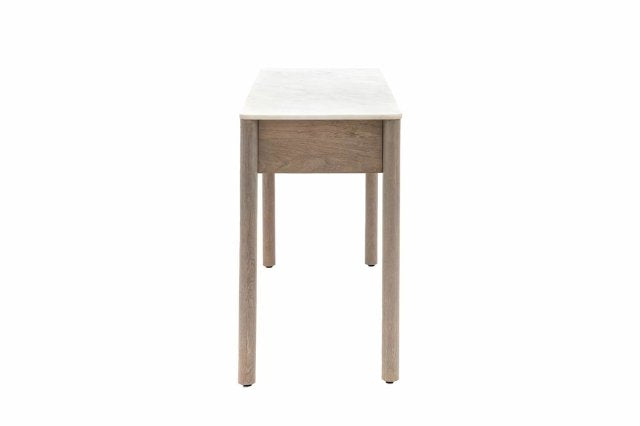 Maude Mango Wood and Marble Console