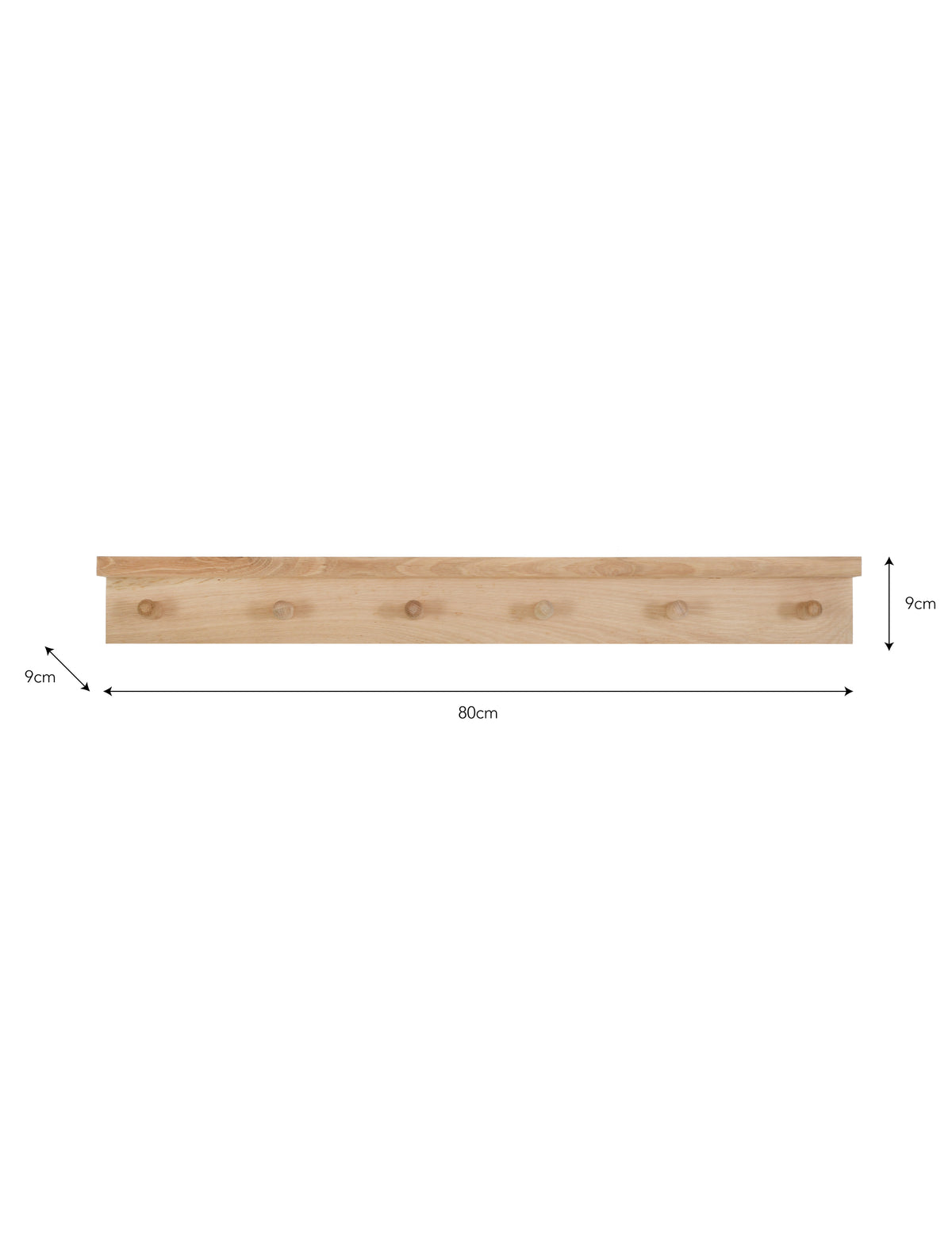 Hambledon 6 Peg Shelf