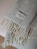 Herbie Merino Lambswool Throw - Grey