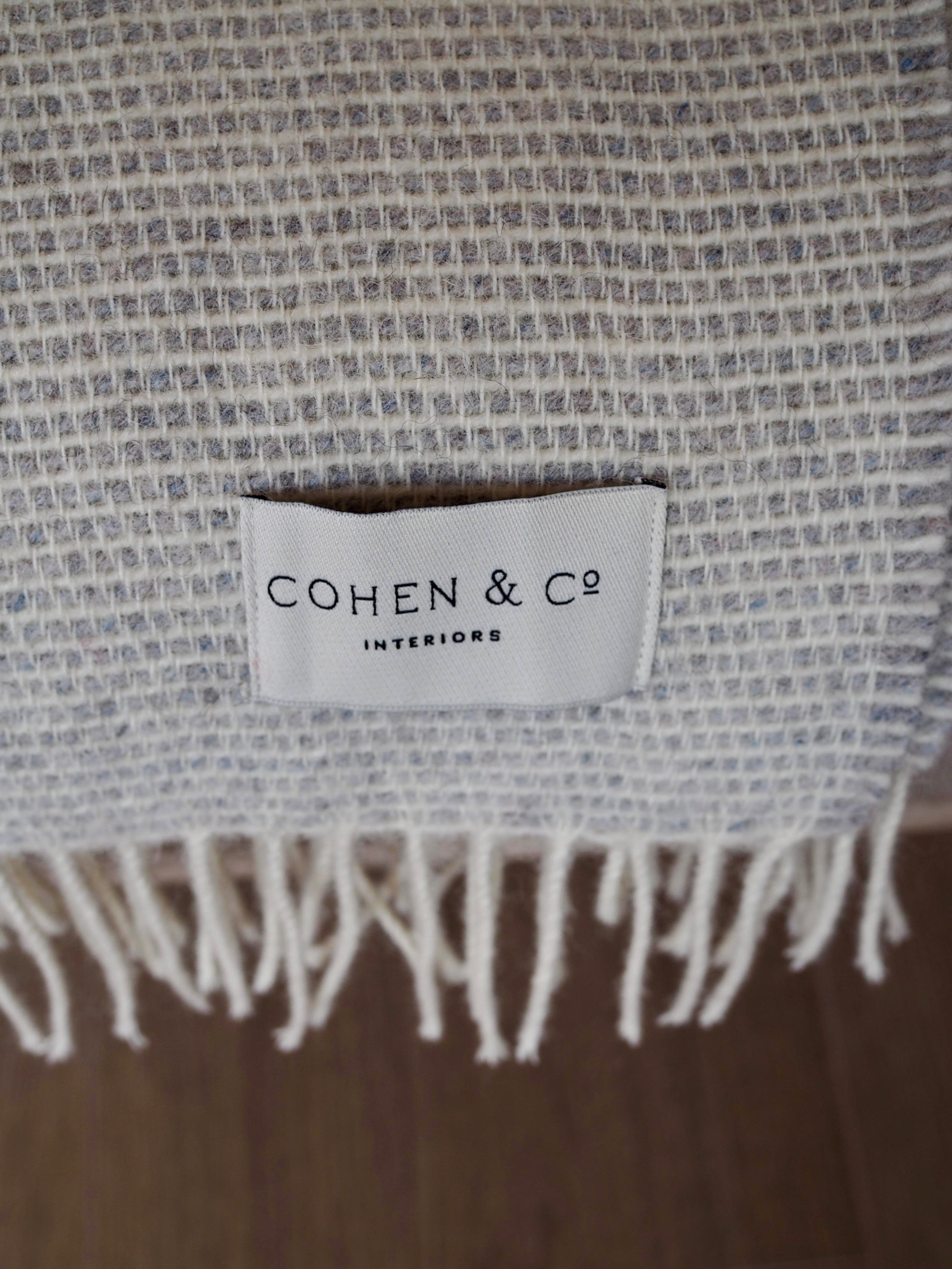Herbie Merino Lambswool Throw - Grey