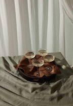 Gabrielle Moka Linen Napkins