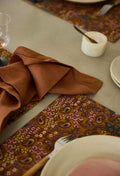 Gabrielle Moka Linen Napkins