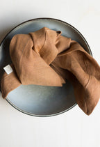 Gabrielle Tobacco Linen Napkins