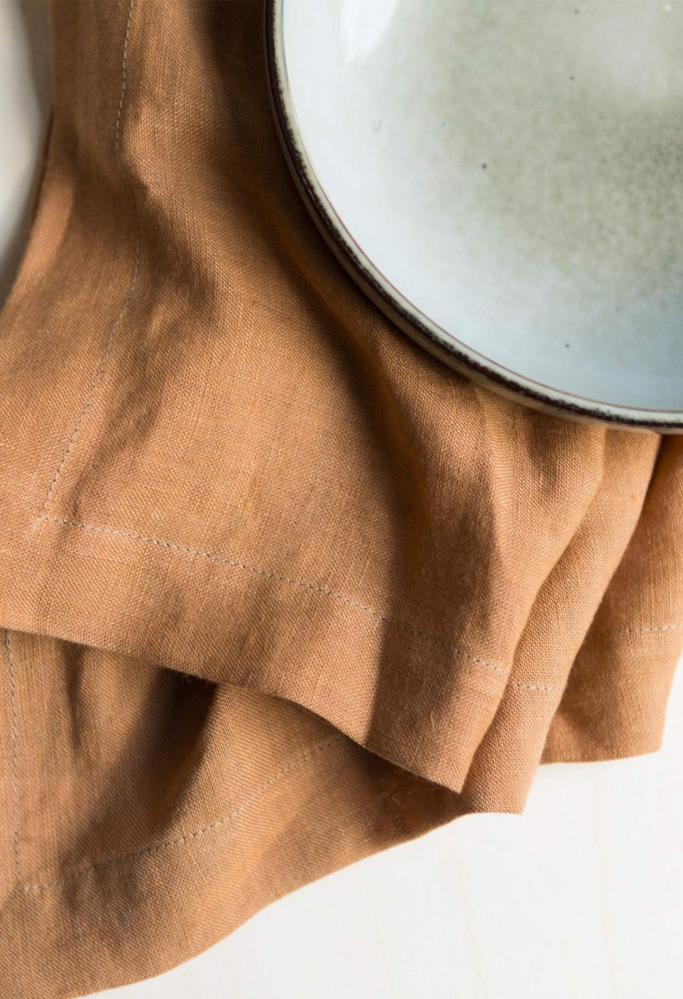 Gabrielle Tobacco Linen Napkins