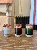 Cohen & Co. Ceramic Matchpot - Brown