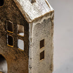 Brass House Tealight Holder