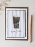 Happy Birthday Guinness - Watercolour Card by Sam Munro Art