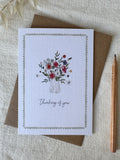 Thinking of You - Watercolour Card by Sam Munro Art