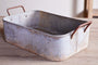 Japos Outdoor Planter Tray - Aged Zinc