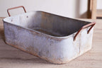 Japos Outdoor Planter Tray - Aged Zinc