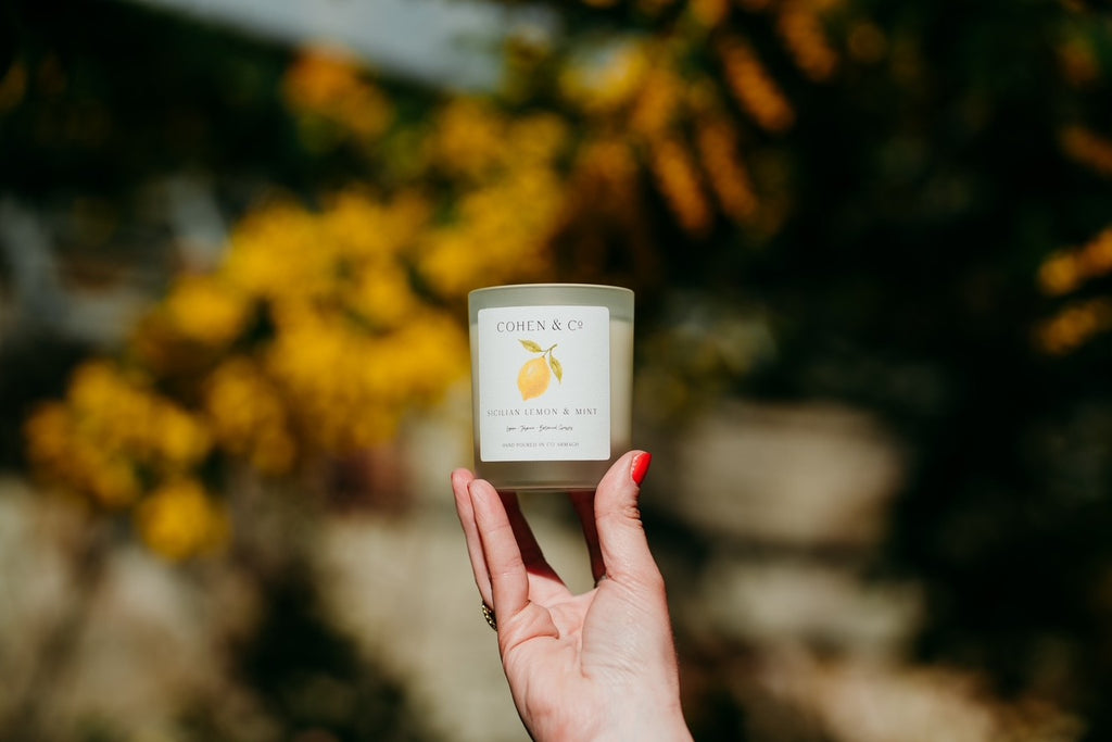Cohen & Co Sicilian Lemon & Mint Candle