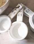 Enamel Measuring Cups White
