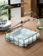 Antique Brass Napkin Tray