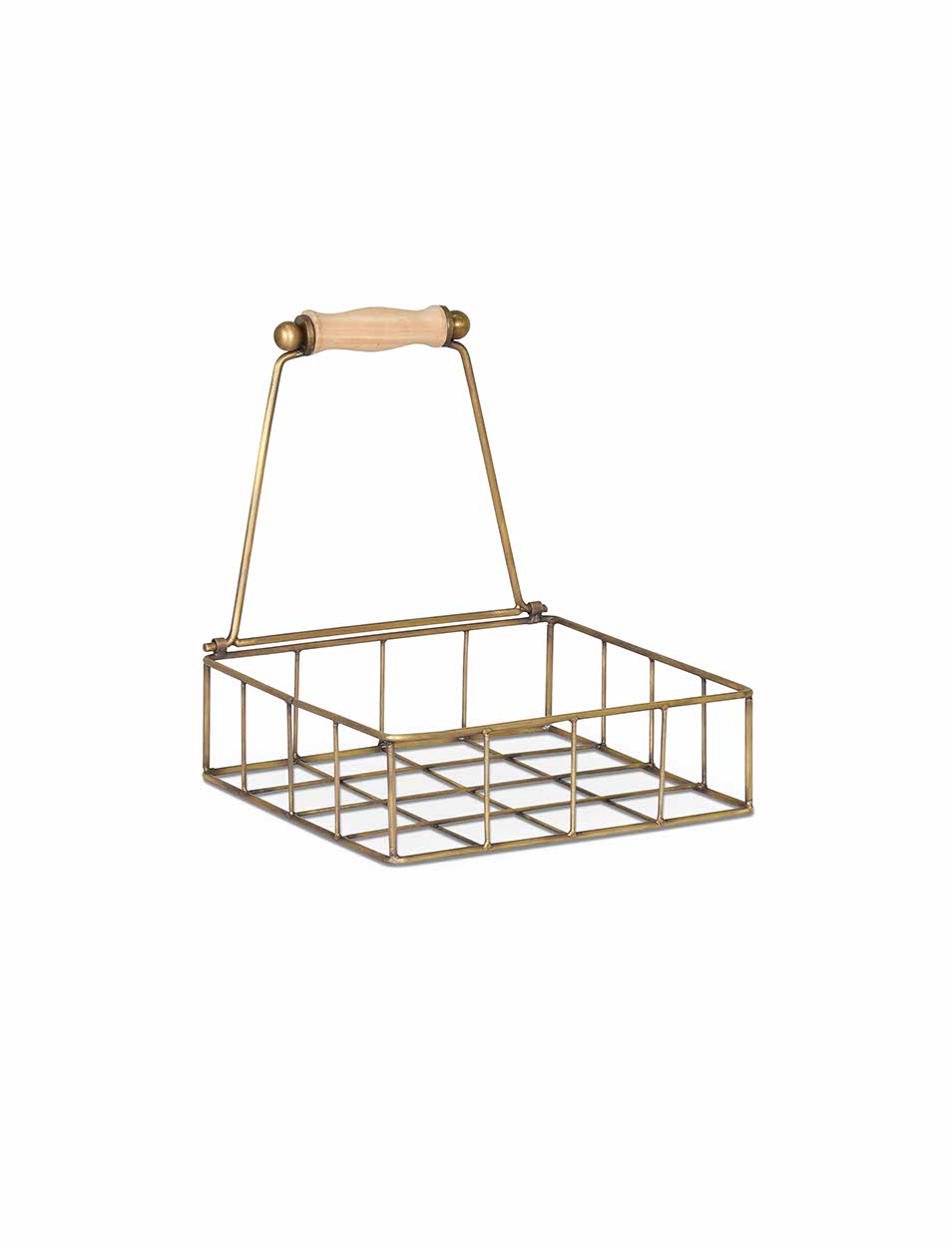 Antique Brass Napkin Tray