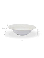 Overton Bowls - Ceramic, White, Set of 4