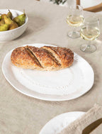 Overton Platter - Ceramic, White