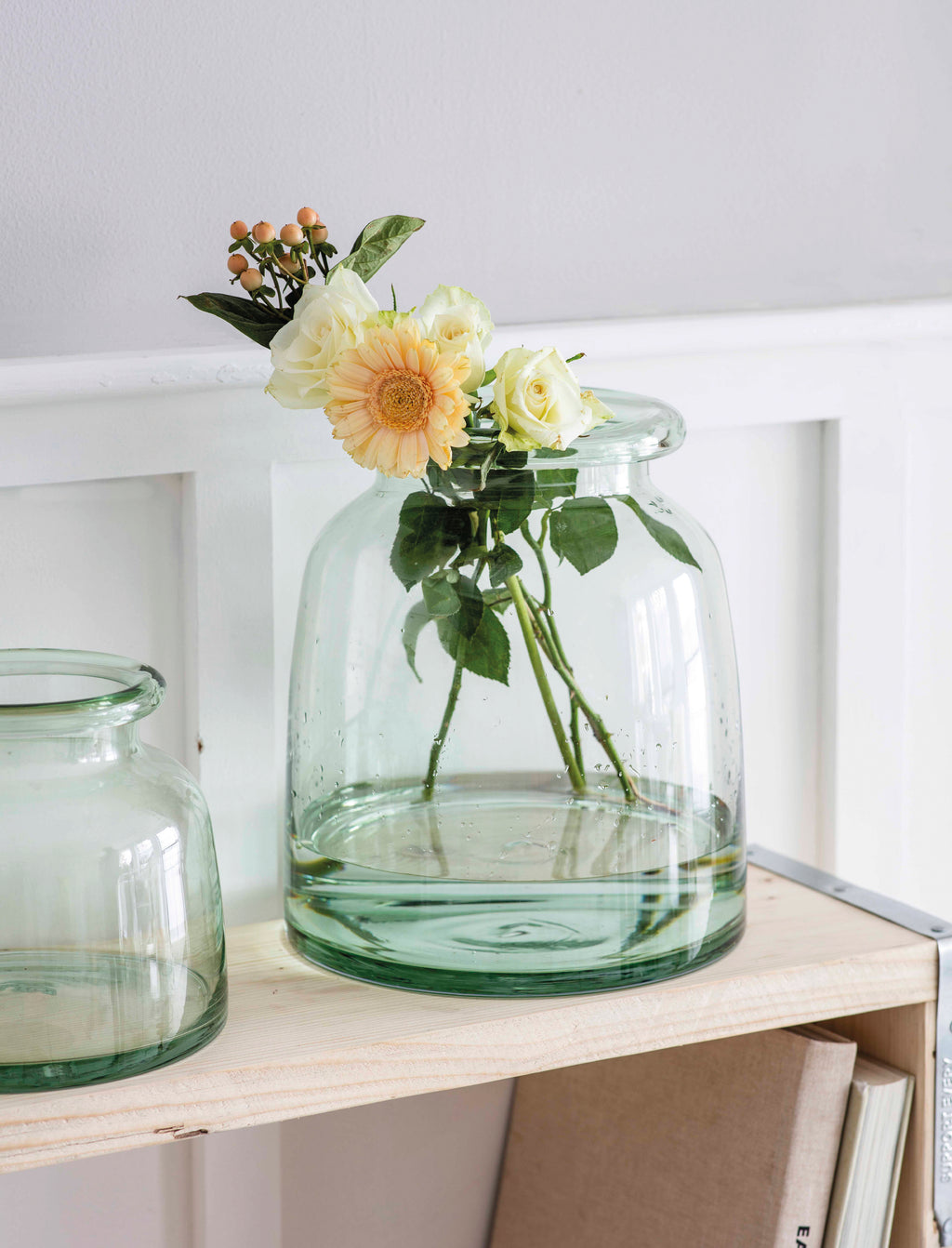 Pickle Jar Glass Vase - Large