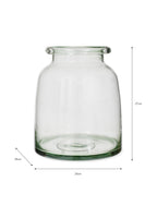 Pickle Jar Glass Vase - Large