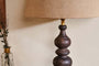 Nkuku Manua Wood Table Lamp - Large