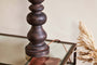 Nkuku Manua Wood Table Lamp - Large