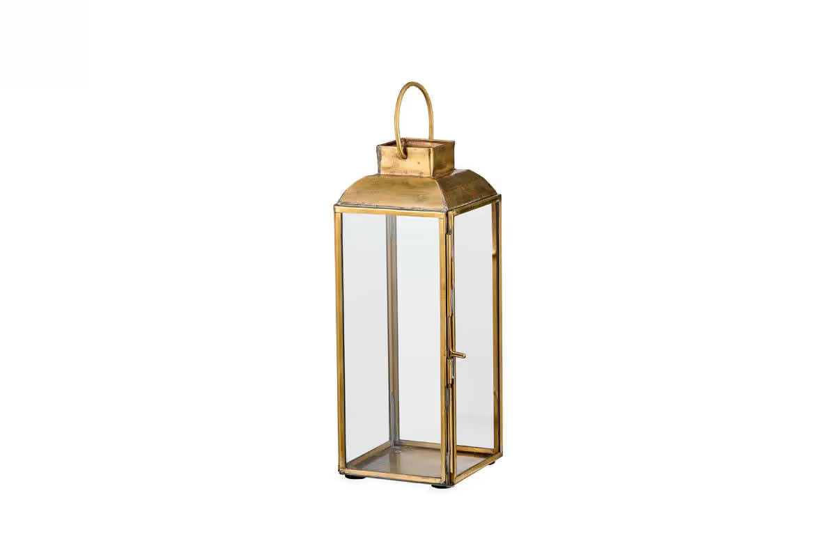 Maro Brass Lantern - Tall