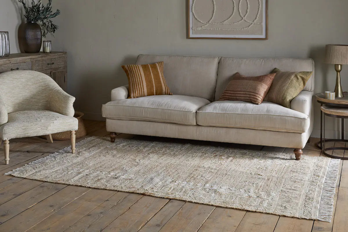 Aqil Jute & Cotton Rug Natural