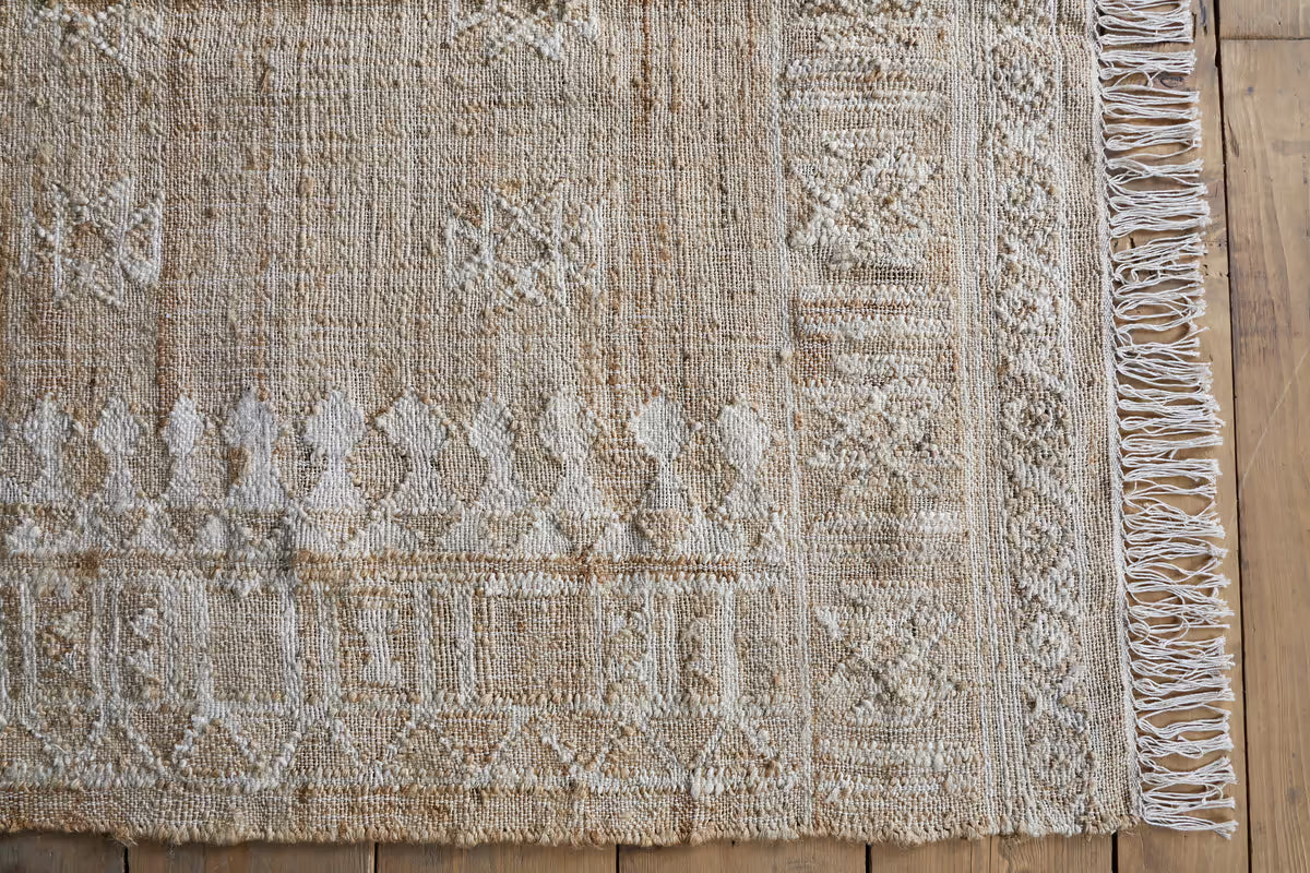 Aqil Jute & Cotton Rug Natural